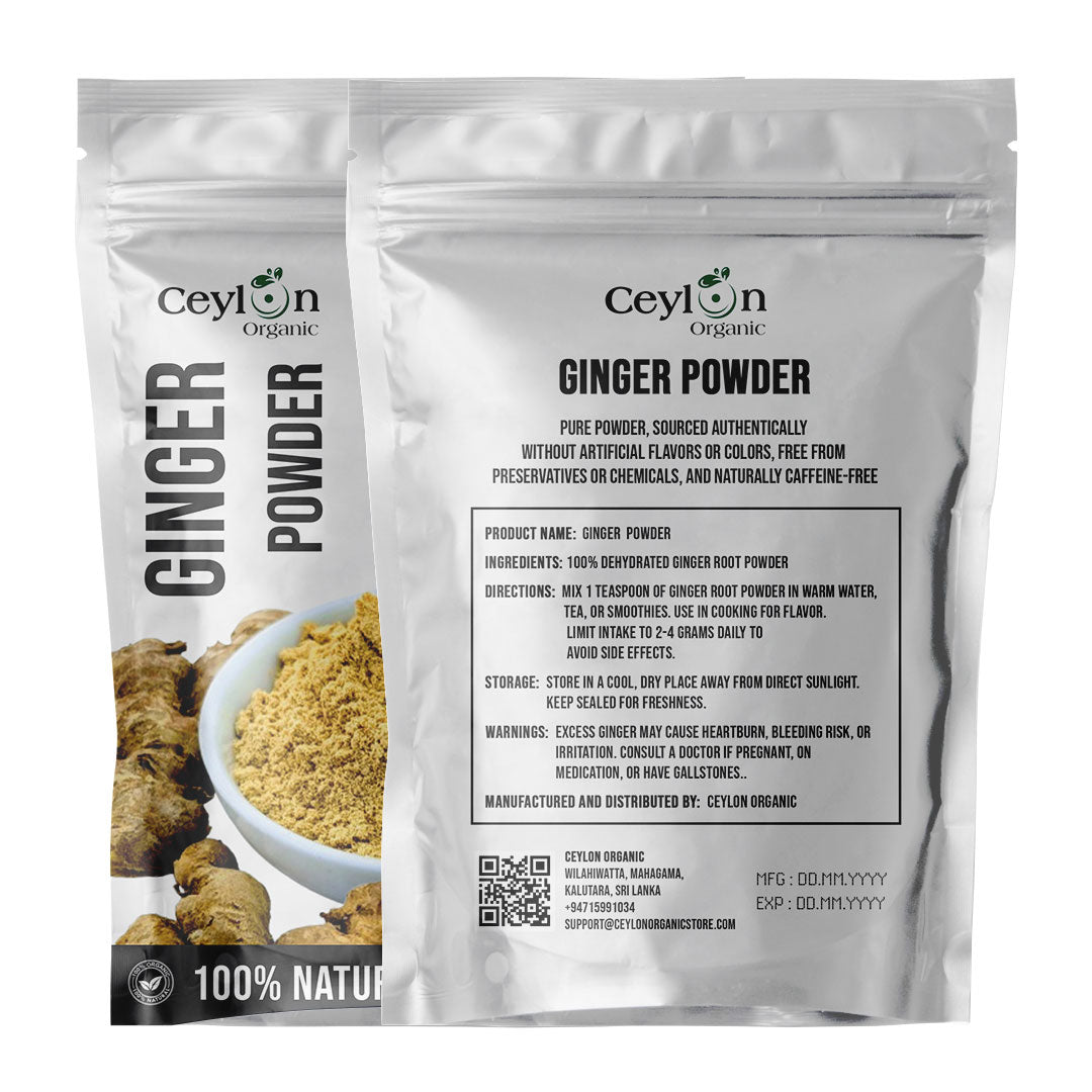 Ceylon Ginger Powder - Premium, Fresh & Aromatic | Ceylon Organic