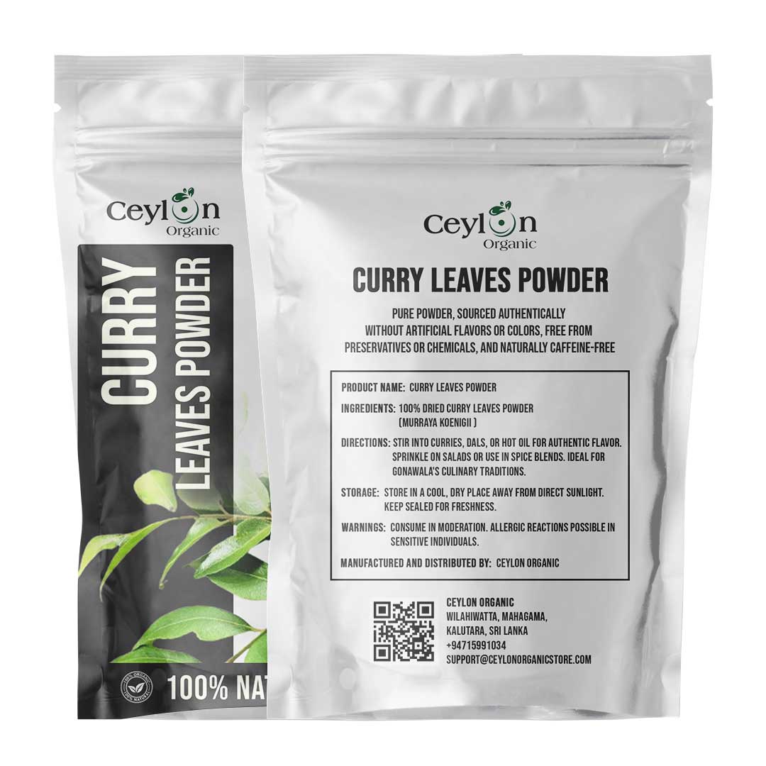 Dried Curry Leaves ground powder Pure Natural(Murraya Koenicll