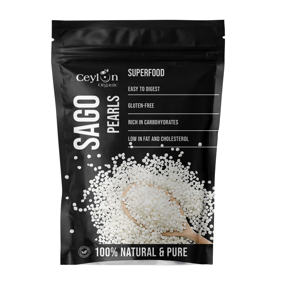 Pure Sago Pearls | Natural Sago for Cooking & Desserts | Ceylon Organi ...