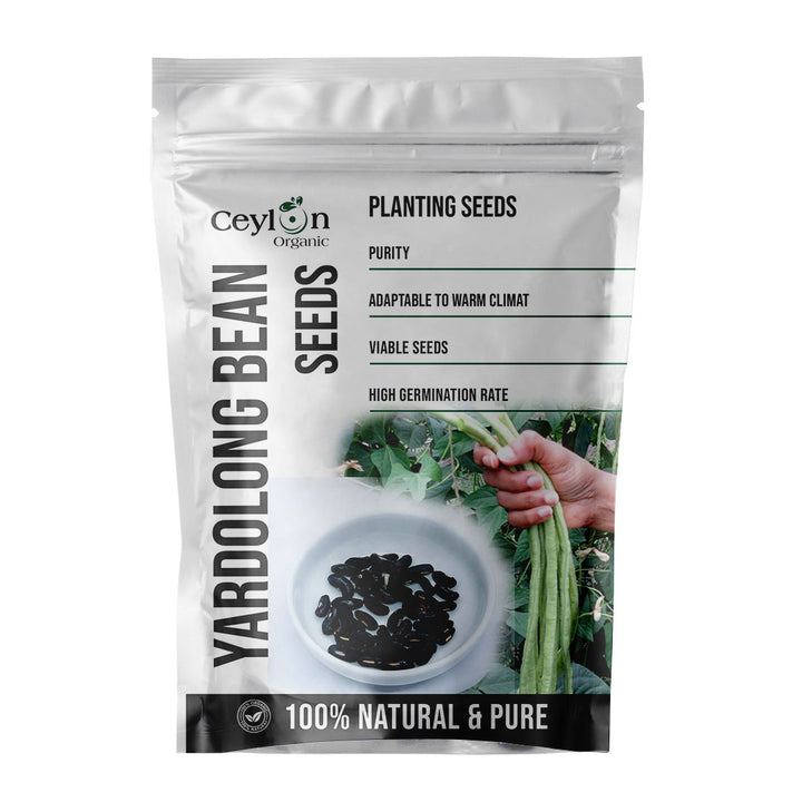 Yardlong Bean seeds for home gardening, producing long green pods, high-yield vegetable growth, and fresh harvests