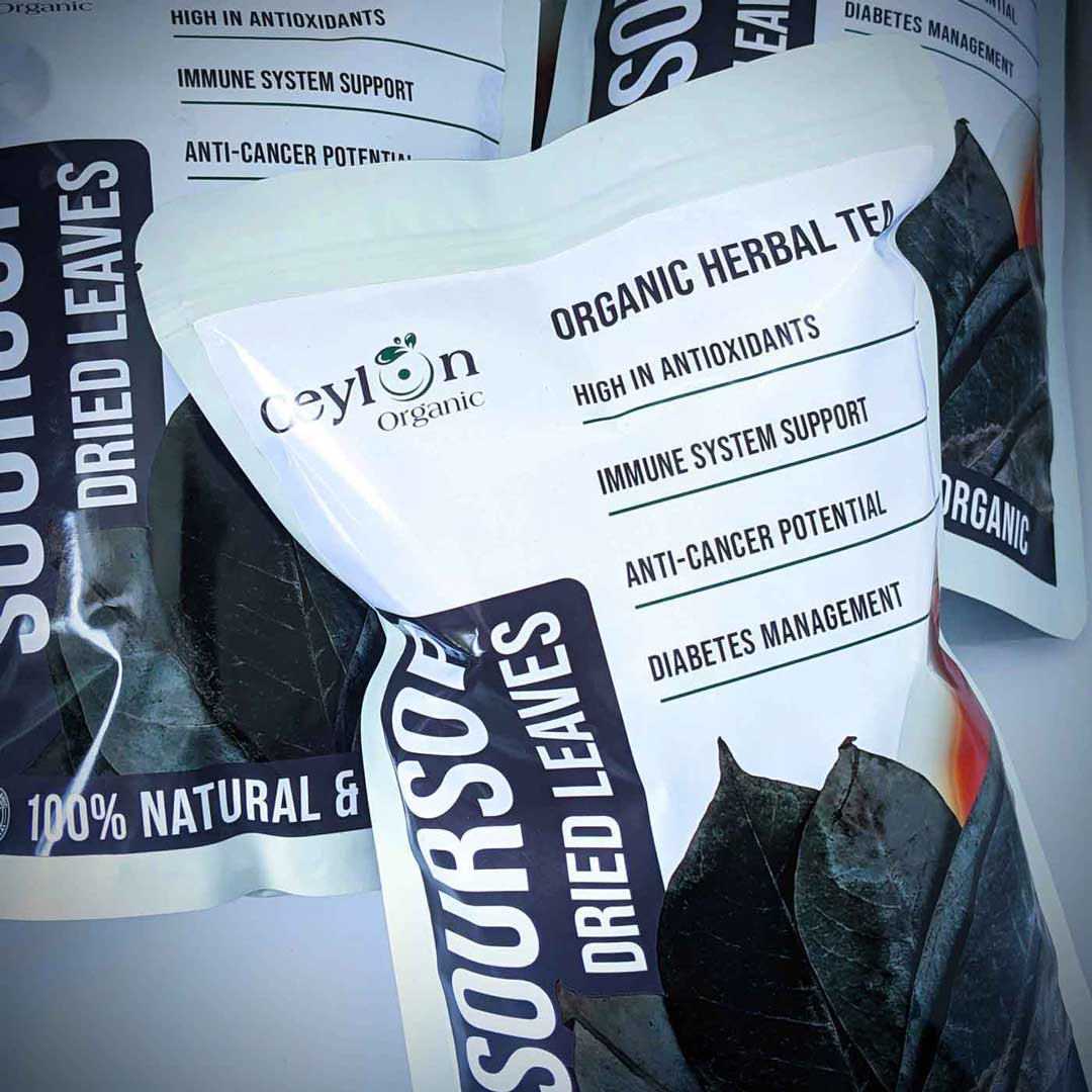 Soursop Leaves Herbal Tea – Annona Muricata Guanabana Graviola – Organic, 15 Tea Bags – Caffeine Free, All-Natural