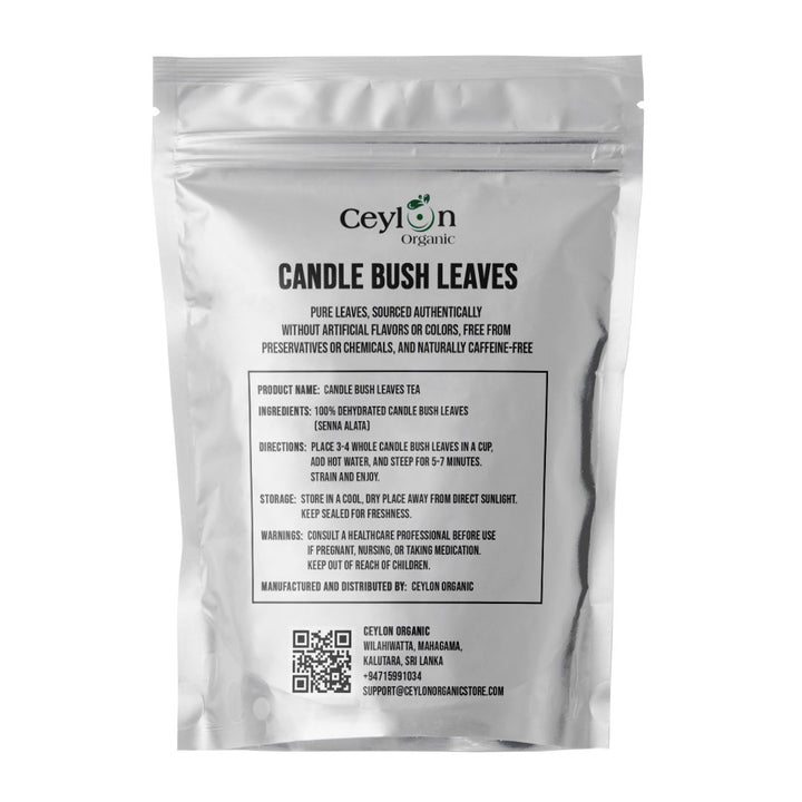 Discover the versatility of candle bush leaves, suitable for teas, infusions, and culinary applications.