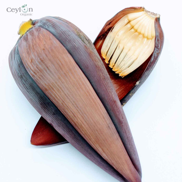 Dried organic Banana Flower Blossom slices pure natural,