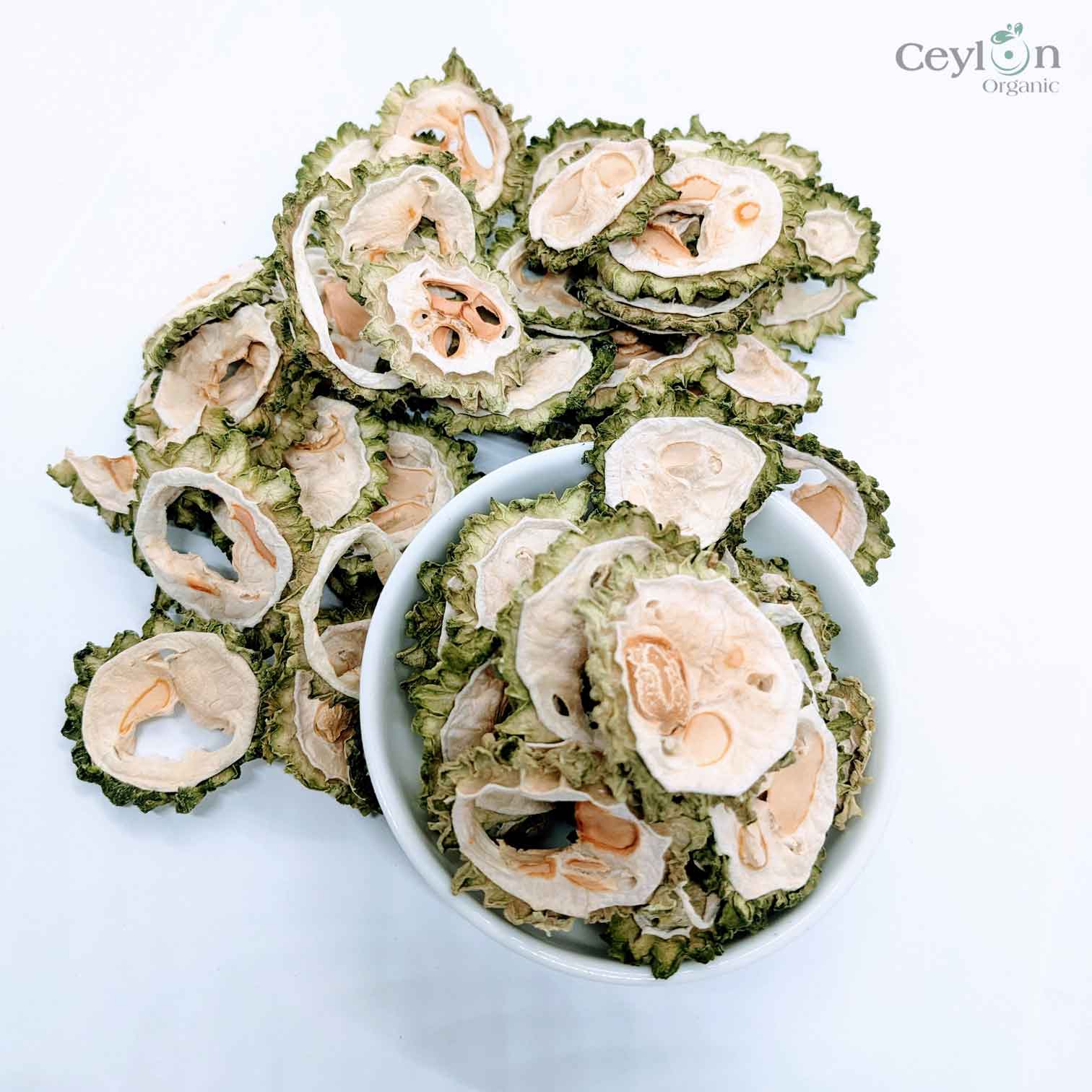 Dried Bitter Gourd slices Organic Melon/Momordica charantia pure natur ...