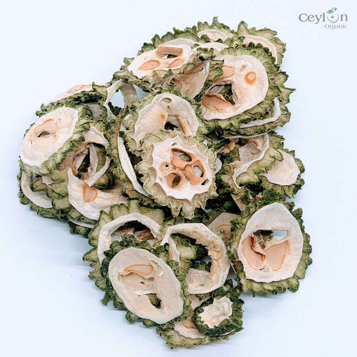 Dried Bitter Gourd slices Organic Melon/Momordica charantia pure natur ...