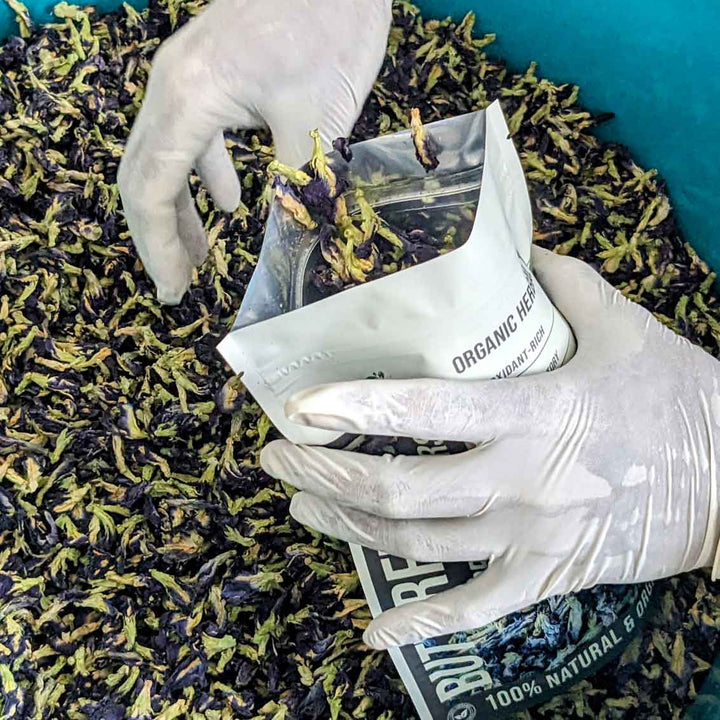 organic butterfly pea flower seeds Organic Dried Butterfly Pea Flowers – Herbal Tea & Natural Culinary Ingredient