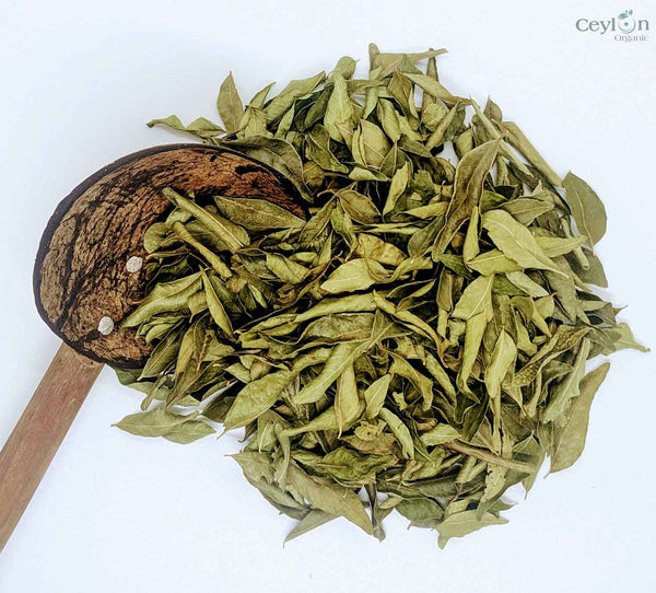 200g+ Dried Curry Leaves - Organic, Freshly Harvested, Authentic Ceylon Spices | Ceylon Organic