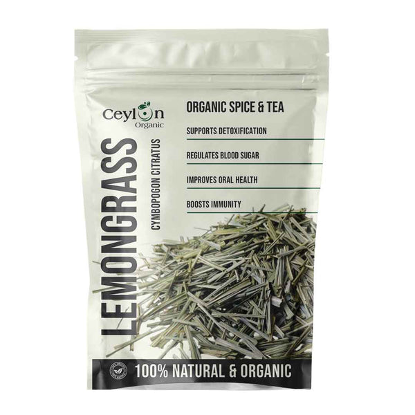 200g+  Dried Lemongrass 100% Organic | Ceylon organic