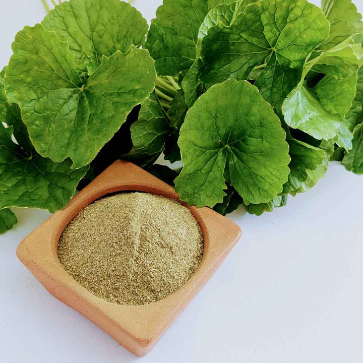 Gotu Kola powder,Centella asiatica powder,Organic Gotu Kola,Herbal Gotu Kola,Brain health supplement,Natural cognitive booster,Gotu Kola leaf powder,Natural anxiety relief herbs,Ayurvedic brain tonic,Gotu Kola herbal powder,Pure Gotu Kola powder,Gotu Kola for skin health,Ayurvedic herbs for brain health,Gotu Kola leaf tea powder,Pure Centella asiatica powder, Ayurvedic Superfood,Vegan & Gluten-Free,NON-GMO powder.