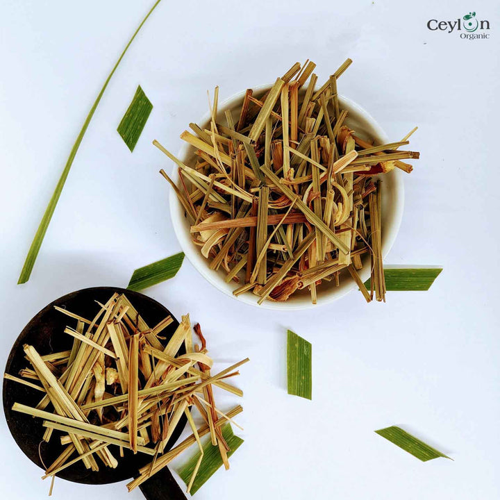 Lemongrass Organic Dried leaf, Cymbopogon Herbal drink Tea Ceylon , fresh dry leaves