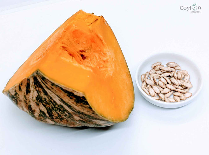 A pile of roasted pumpkin seeds, a nutritious and delicious snack.