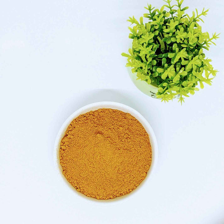 Experience the vibrant color and potential health benefits of turmeric powder.