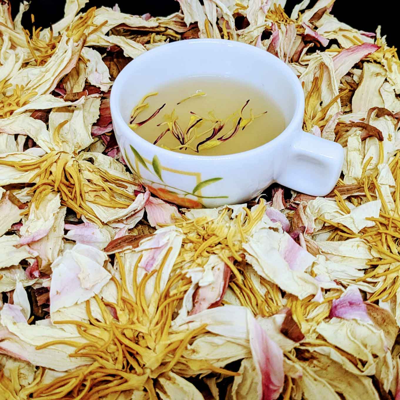 Dehydrated Tea Premium Dehydrated White Lotus Flowers - Natural Herbal Tea | Ceylon O ...